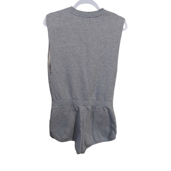 𝅺BDG LADIES SLEEVELESS BUBBALICIOUS MUSCLE SWEATSHIRT ROMPER- XS - Picture 3 of 5